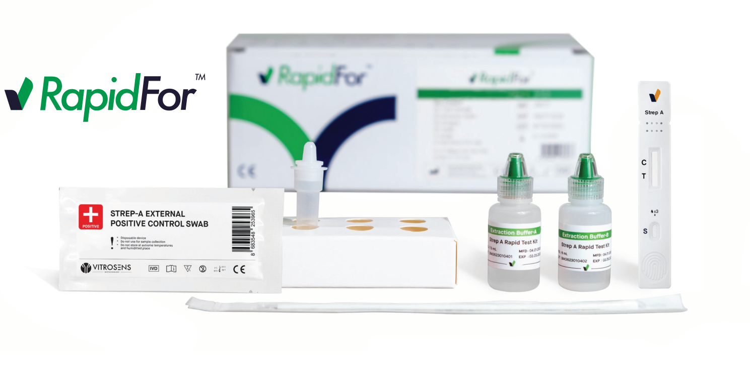 RapidFor™ Strep A Rapid Antigen Test Kit (Vitrosens)